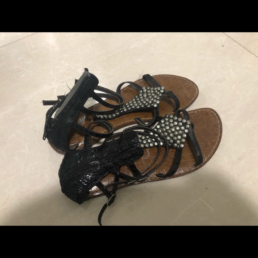 Sam Edelman sandals available in silver and black